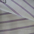 Tejido de popelín de algodón hilado teñido de tela para prendas de vestir camisas/vestido Rls50-1po